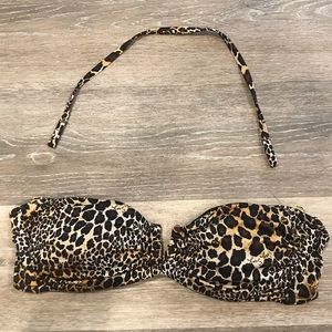 Victoria’s Secret Leopard Print Bandeau Top